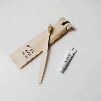 Set Cortesia completo in Bambù  ideale per  Hotel e B&B