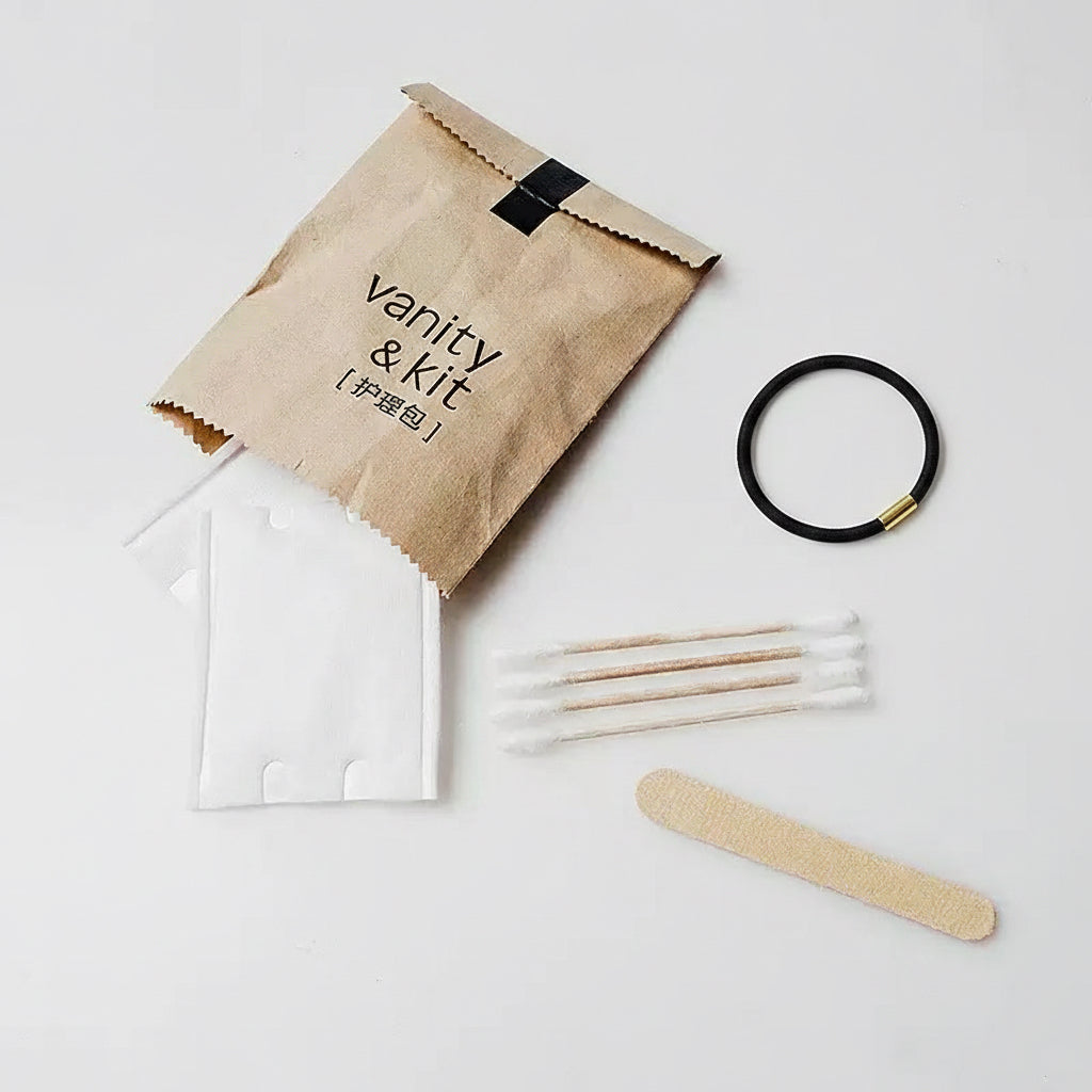 Set Cortesia completo in Bambù  ideale per  Hotel e B&B