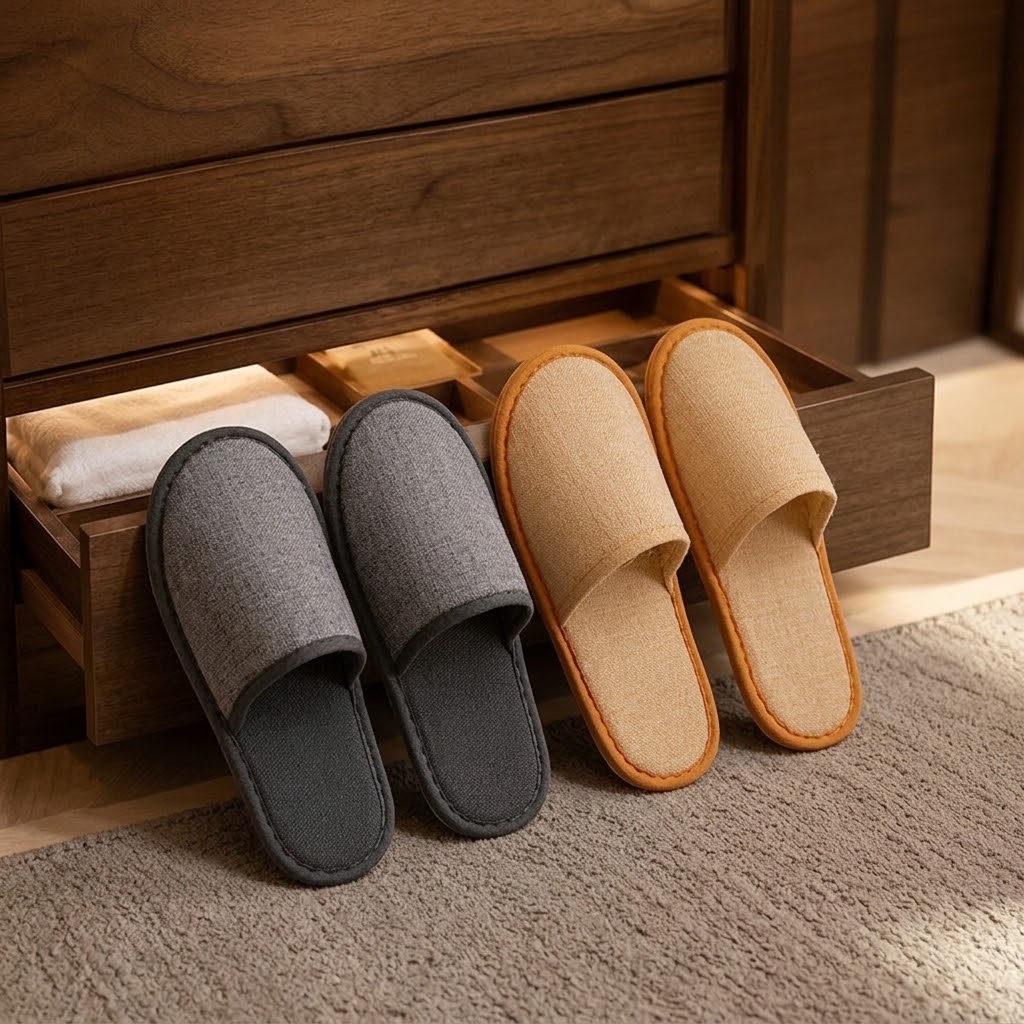 Pantofole Monouso in Lino per Hotel e B&B