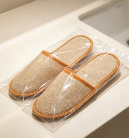 Pantofole Monouso in Lino per Hotel e B&B