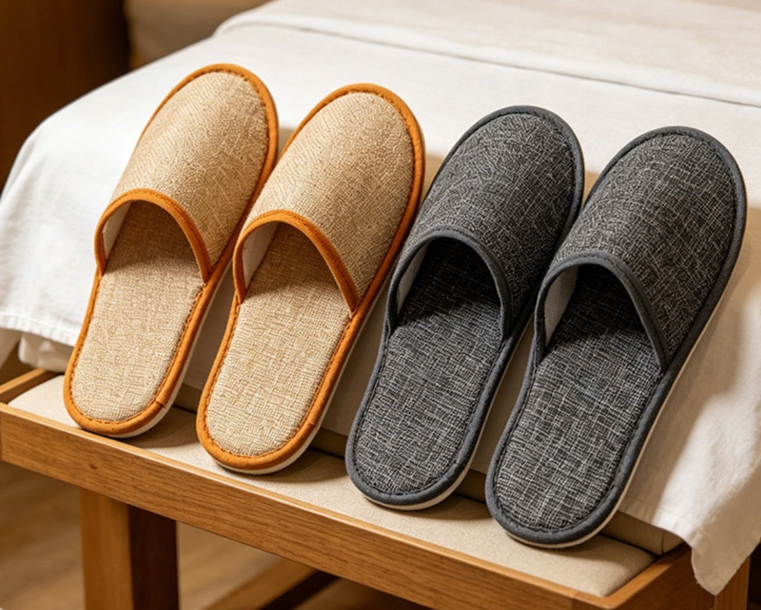 Pantofole Monouso in Lino per Hotel e B&B