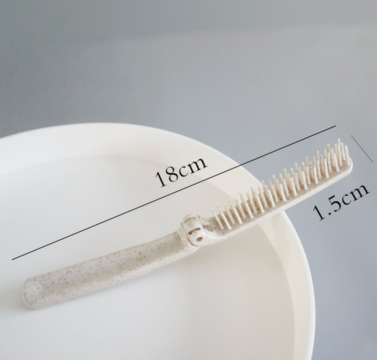Pettine Tascabile Pieghevole  – Linea Cortesia Eco-Friendly per Hotel e B&B
