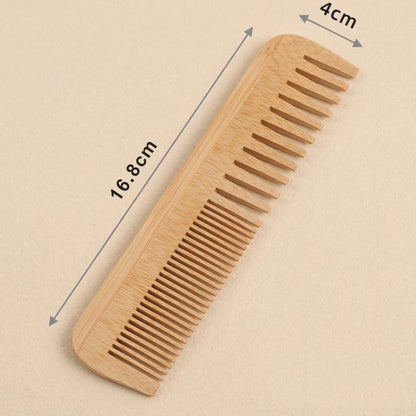 Pettine in  bambù naturale - Ecosostenibile e Artigianale