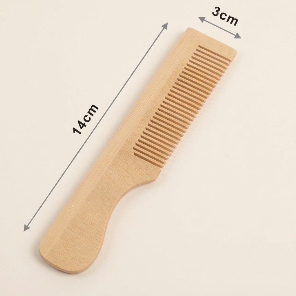Pettine in  bambù naturale - Ecosostenibile e Artigianale