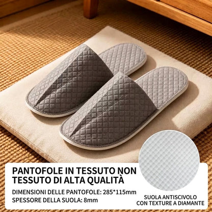 Pantofole Monouso in Tessuto Non Tessutoper Hotel e B&B