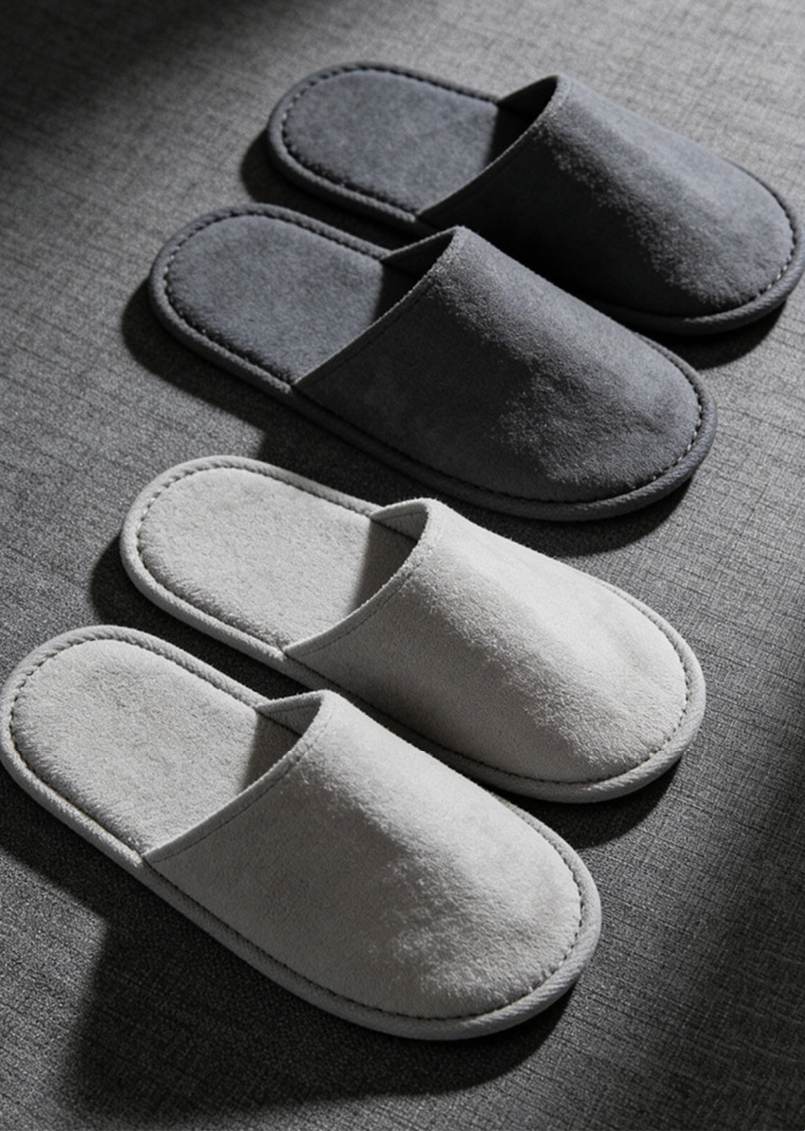 Pantofole in velluto di cotone  per Hotel e B&B
