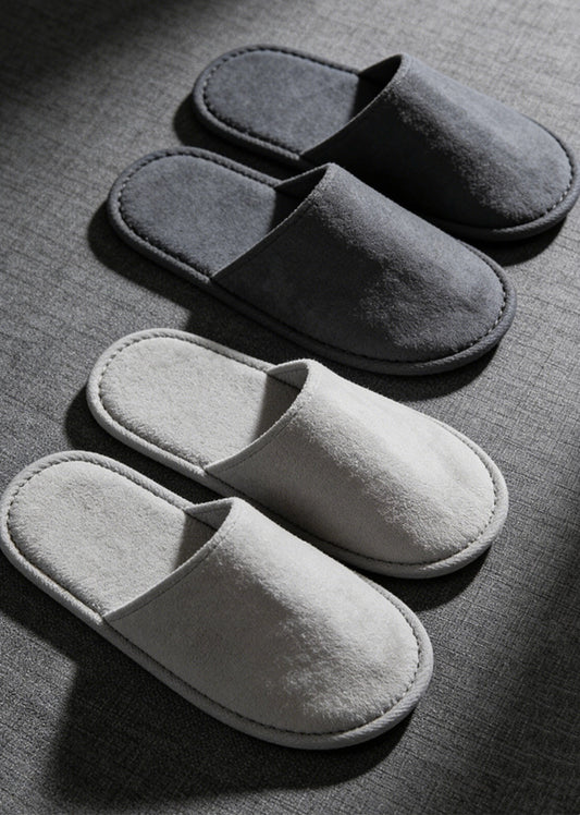 Pantofole in velluto di cotone  per Hotel e B&B