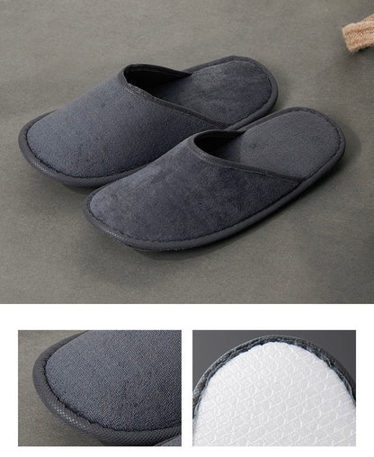 Pantofole in velluto di cotone  per Hotel e B&B