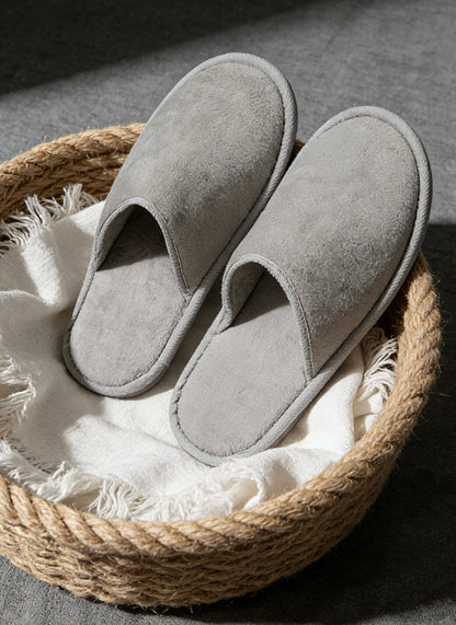 Pantofole in velluto di cotone  per Hotel e B&B